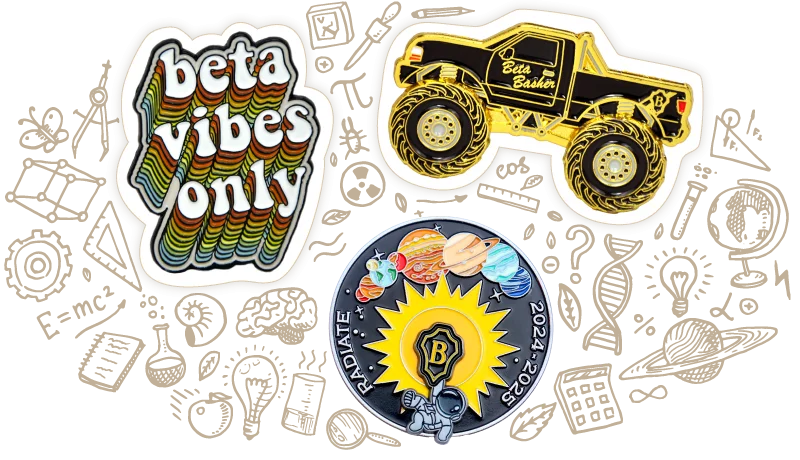beta club pin ideas